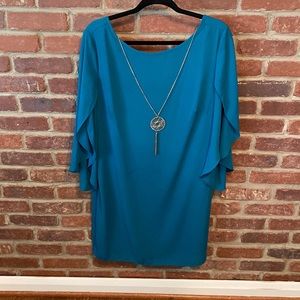 Teal dress. New with tags